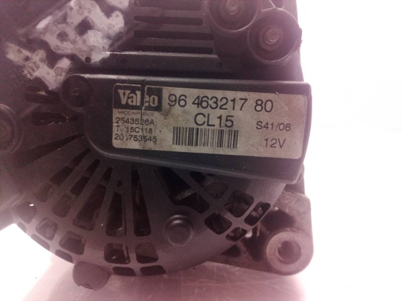 Recambio de alternador para peugeot partner (s2) combiespace referencia OEM IAM 9646321780 9646321780 2543526A