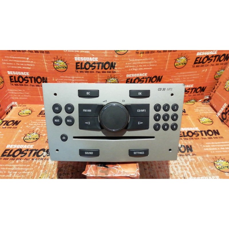 Recambio de sistema audio / radio cd para opel astra h berlina referencia OEM IAM 13255553 13255553 13255553