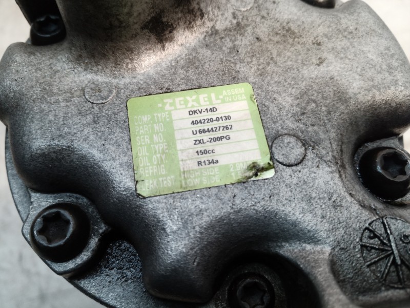 Recambio de compresor aire acondicionado para isuzu rodeo referencia OEM IAM 4042200130 4042200130 8970858960