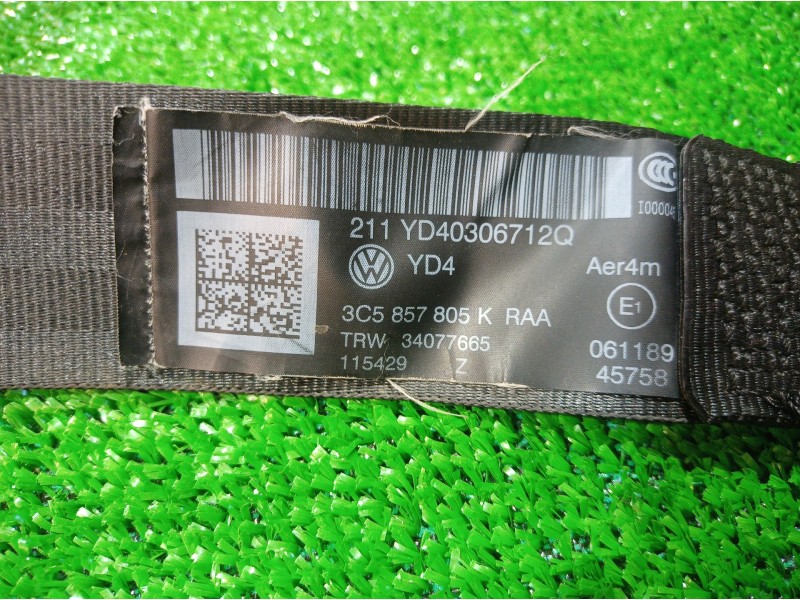 Recambio de cinturon seguridad trasero izquierdo para volkswagen passat lim. (362) exclusive bluemotion referencia OEM IAM 3C585