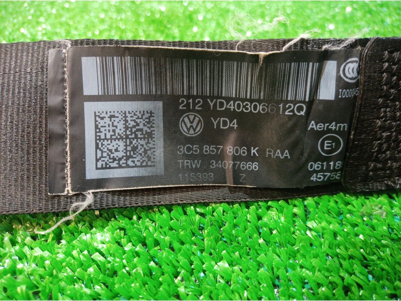 Recambio de cinturon seguridad trasero derecho para volkswagen passat lim. (362) exclusive bluemotion referencia OEM IAM 3C58578