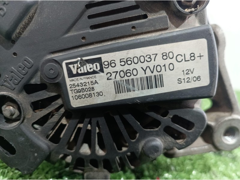 Recambio de alternador para peugeot 107 referencia OEM IAM 9656003780 9656003780 2543215A