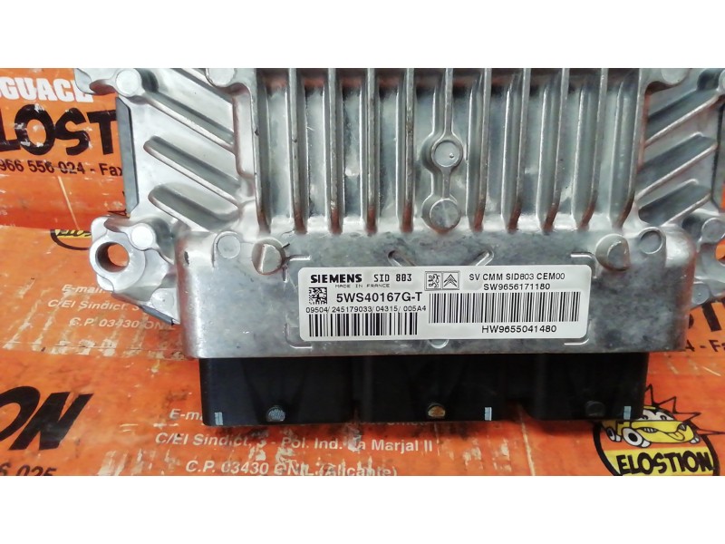 Recambio de centralita motor uce para peugeot 407 sport referencia OEM IAM 5WS40167GT 5WS40167GT 5WS40167GT