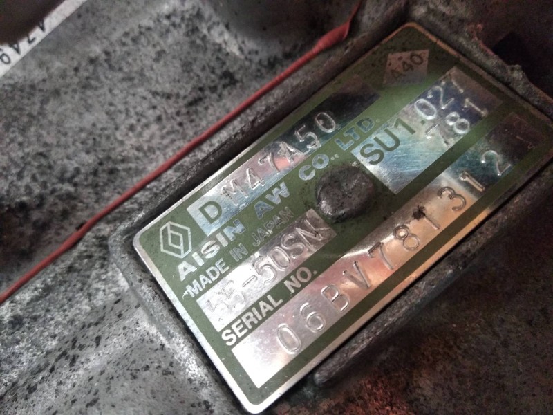 Recambio de caja cambios para renault laguna ii (bg0) authentique referencia OEM IAM 8200434781 DM47A50 8200434781
