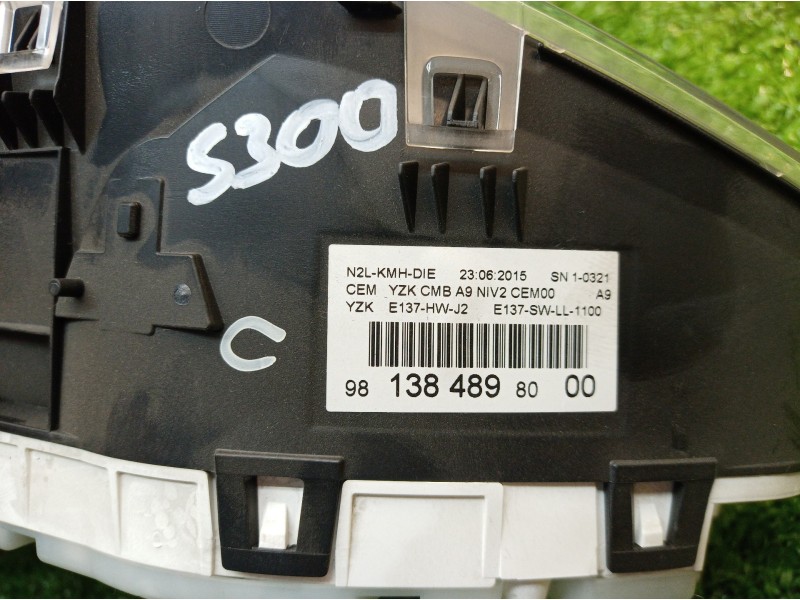 Recambio de cuadro instrumentos para peugeot 208 active referencia OEM IAM 981384898000 981384898000 769317790U