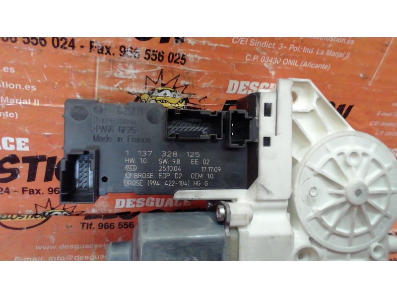 Recambio de motor elevalunas delantero izquierdo para peugeot 407 sport referencia OEM IAM 1137328125 1137328125 1137328125