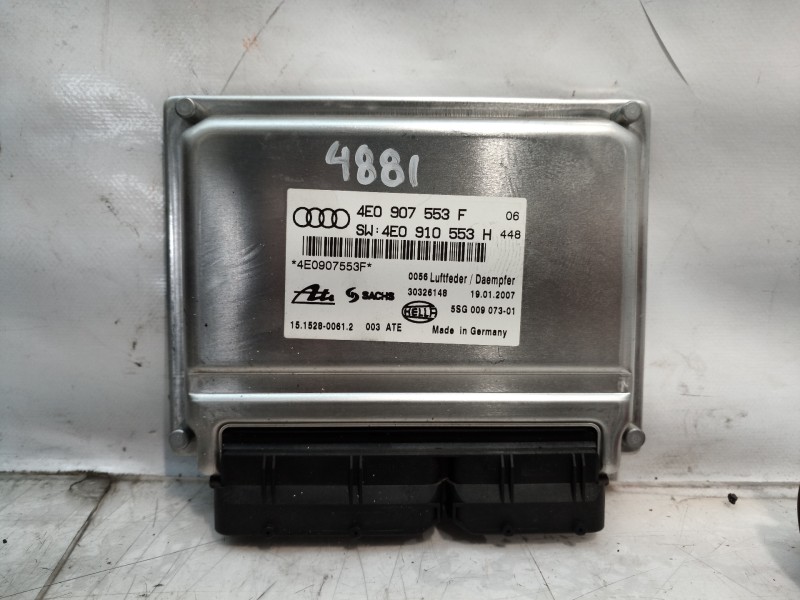 Recambio de centralita suspension para audi a8 (4e2) 4.2 v8 32v fsi referencia OEM IAM 4E0907553F 4E0907553F 4E0907553