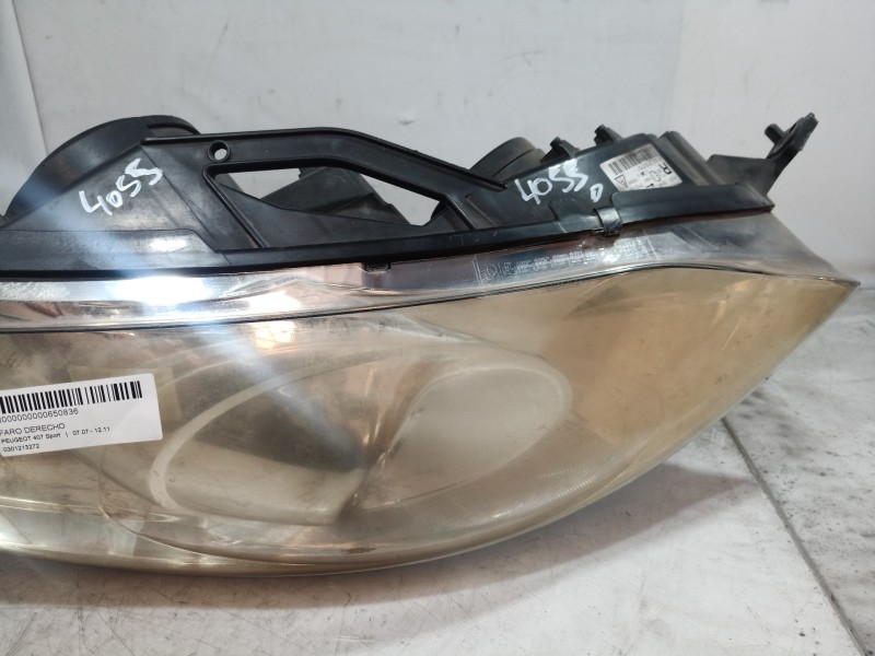 Recambio de faro derecho para peugeot 407 sport referencia OEM IAM 0301213272 0301213272 0301213272