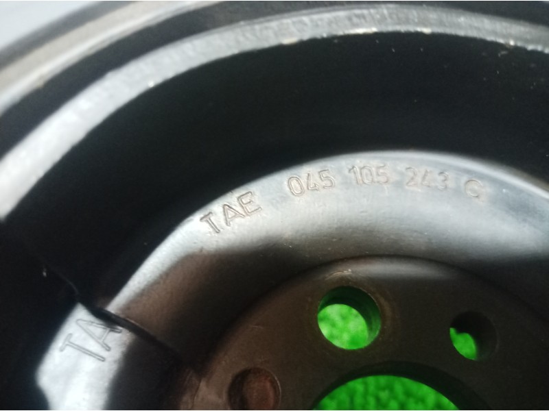Recambio de polea cigueñal para seat ibiza (6l1) sport rider referencia OEM IAM 045105243C 045105243C 045105243C