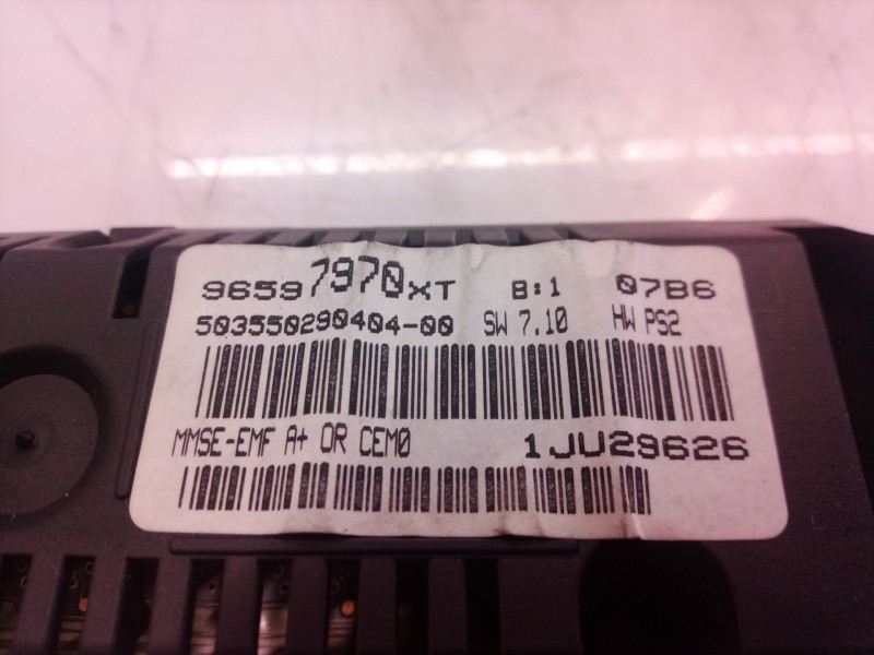 Recambio de pantalla multifuncion para citroën c2 audace referencia OEM IAM 96597970XT 96597970 503550290404