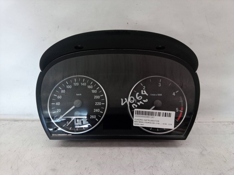 Recambio de cuadro instrumentos para bmw serie 3 touring (e91) 318d referencia OEM IAM A2C53113047 A2C53113047 A2C53113047