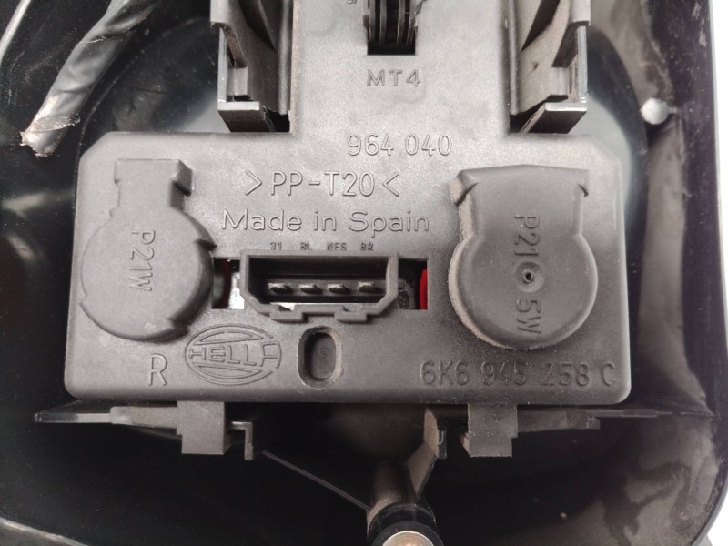 Recambio de piloto trasero derecho para seat ibiza (6k1) select referencia OEM IAM 6K6945258C 6K6945258C 6K6945258