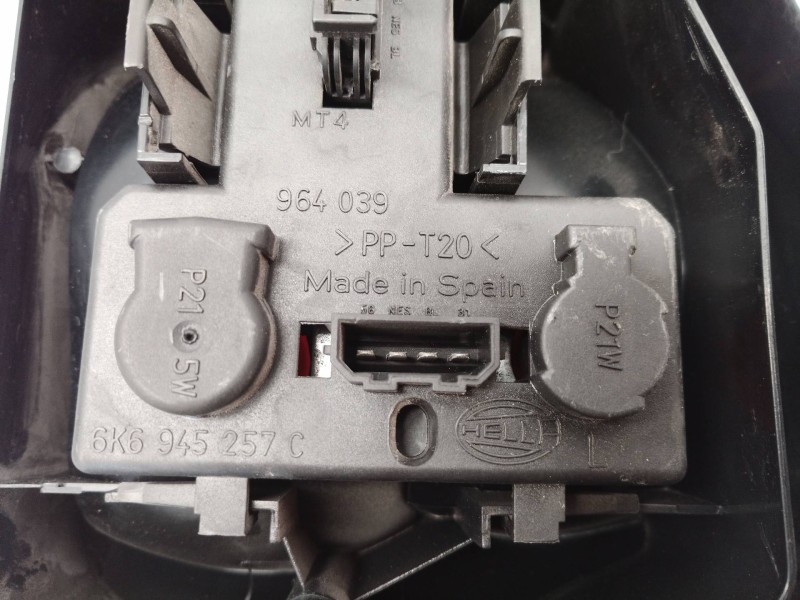 Recambio de piloto trasero izquierdo para seat ibiza (6k1) select referencia OEM IAM 6K6945257C 6K6945257C 6K6945257