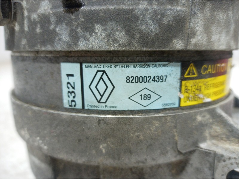 Recambio de compresor aire acondicionado para renault laguna ii grandtour (kg0) referencia OEM IAM 8200024397 8200024397 8200024