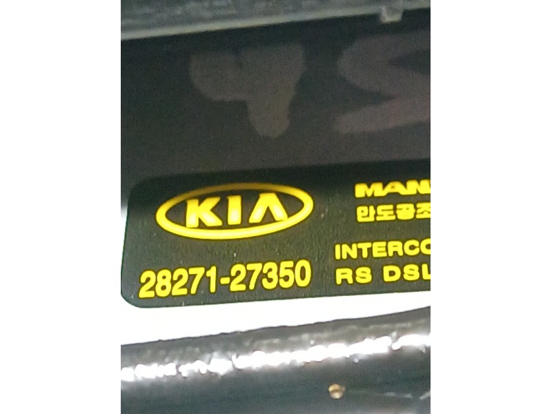 Recambio de intercooler para kia carens 2.0 turbodiesel cat referencia OEM IAM 2827127350 2827127350 2827127350