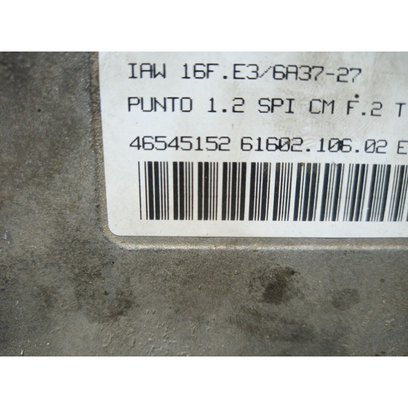 Recambio de centralita motor uce para fiat punto berlina (176) 60 cult referencia OEM IAM 46545152 46545152 46545152