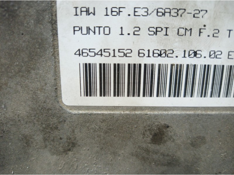 Recambio de centralita motor uce para fiat punto berlina (176) 60 cult referencia OEM IAM 46545152 46545152 46545152