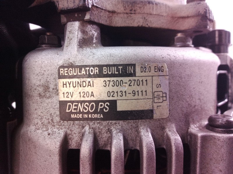 Recambio de alternador para kia carens referencia OEM IAM 3730027011 3730027011 021319111