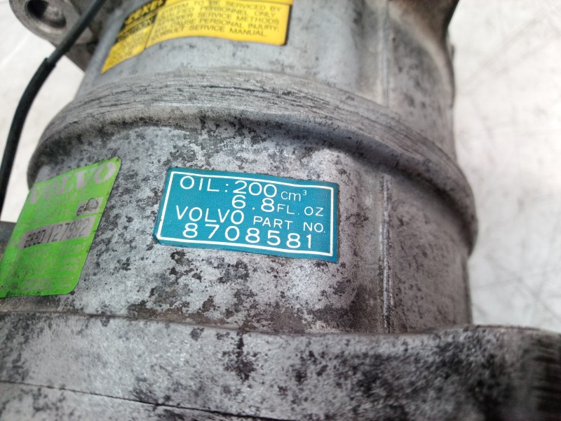 Recambio de compresor aire acondicionado para volvo serie 850 r familiar referencia OEM IAM 8708581 8708581 8708581