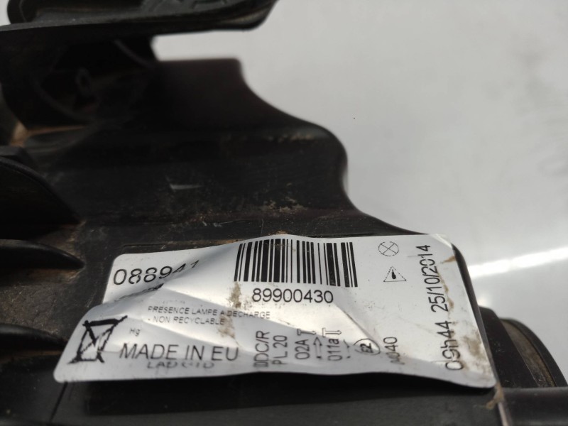 Recambio de faro izquierdo para renault laguna ii grandtour (kg0) expression confort referencia OEM IAM 89900430 89900430 899004