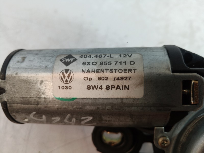 Recambio de motor limpia trasero para volkswagen polo berlina (6n2) trendline referencia OEM IAM 6X0955711D 6X0955711D 6X0955711