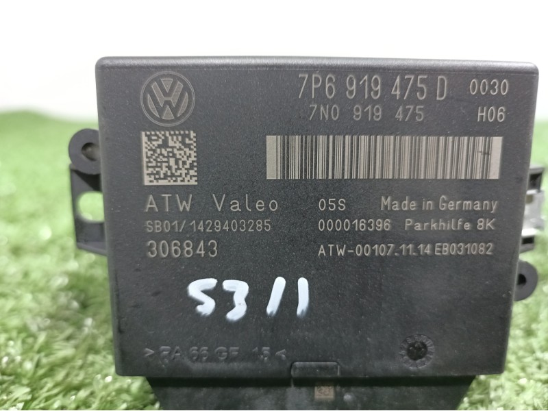 Recambio de modulo electronico para volkswagen touareg (7p6) v6 tdi bluemotion premium referencia OEM IAM 7P6919475D 7P6919475D 
