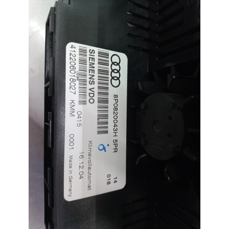 Recambio de mando climatizador para audi a3 (8p) 2.0 tdi ambiente referencia OEM IAM 8P0820043H 8P0820043 8P0820043