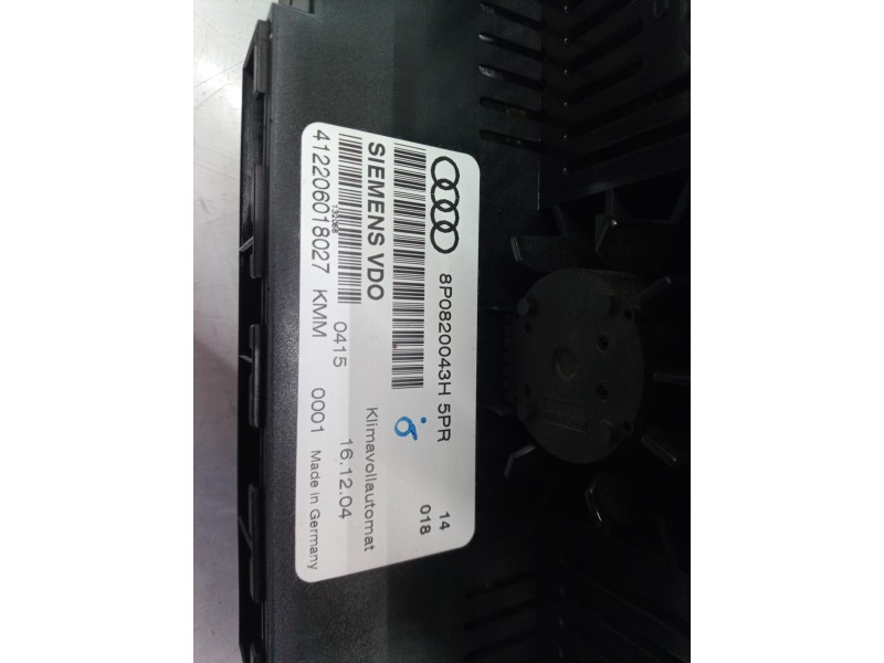 Recambio de mando climatizador para audi a3 (8p) 2.0 tdi ambiente referencia OEM IAM 8P0820043H 8P0820043 8P0820043