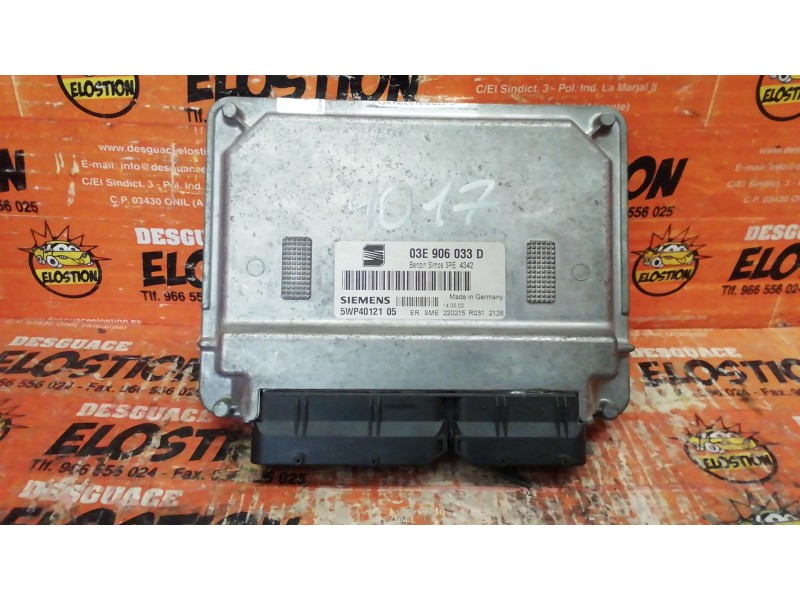 Recambio de centralita motor uce para seat ibiza (6l1) stella referencia OEM IAM 5WP4012105 5WP4012105 03E906033D