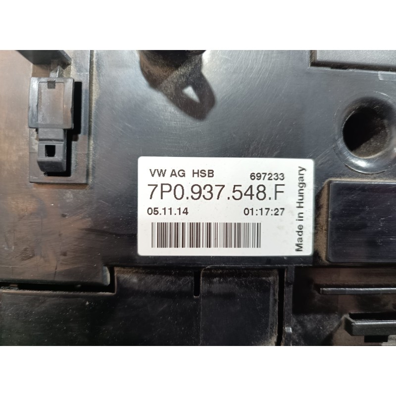 Recambio de caja reles / fusibles para volkswagen touareg (7p6) v6 tdi bluemotion premium referencia OEM IAM 7P0937548F 7P093754