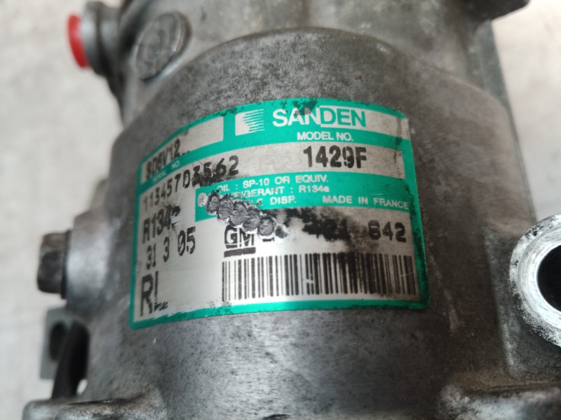 Recambio de compresor aire acondicionado para opel meriva cosmo referencia OEM IAM 1429F 1429F 1429F