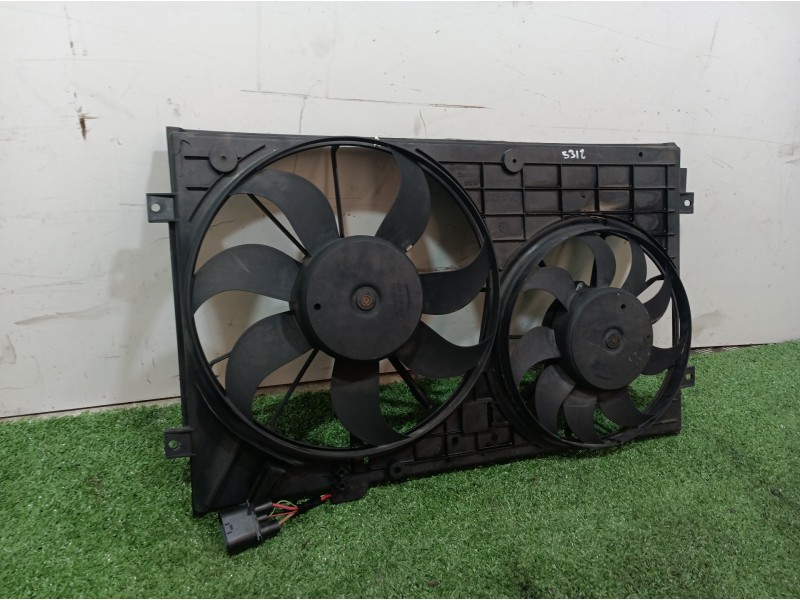 Recambio de electroventilador para volkswagen golf plus (5m1) bluemotion edition referencia OEM IAM 1K0121207T 1K0121207T 1355D3