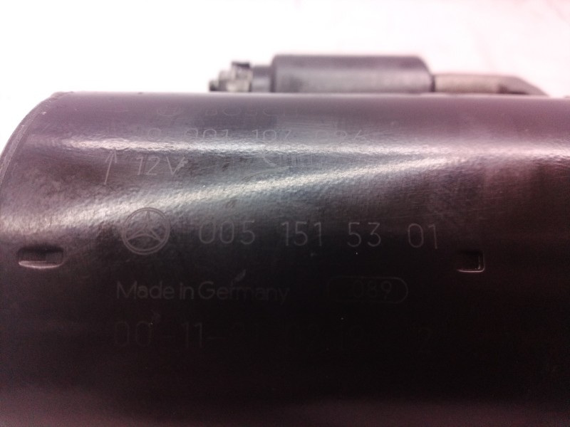 Recambio de motor arranque para mercedes-benz clase c (w203) berlina 200 compressor (203.045) referencia OEM IAM 0001107096 0001