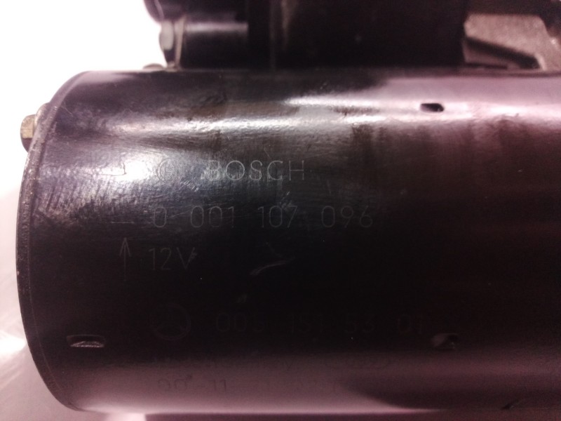 Recambio de motor arranque para mercedes-benz clase c (w203) berlina 200 compressor (203.045) referencia OEM IAM 0001107096 0001