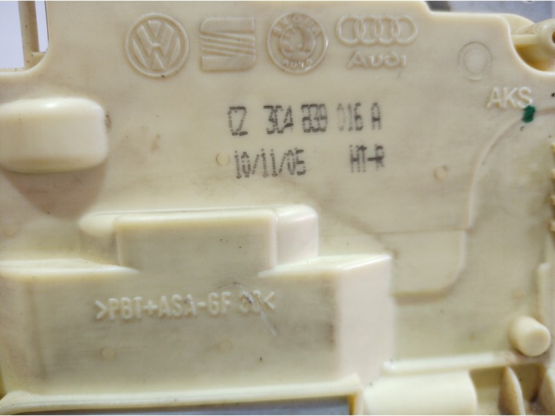 Recambio de cerradura puerta trasera derecha para volkswagen passat berlina (3c2) referencia OEM IAM 3CA839016A 3CA839016A 3CA83