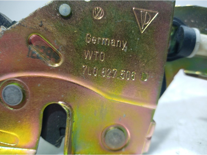 Recambio de cerradura maletero / porton para volkswagen touareg (7l6) referencia OEM IAM 7L0827506D 7L0827506D 7L0827506