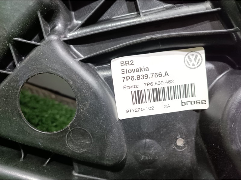 Recambio de elevalunas trasero derecho para volkswagen touareg (7p6) v6 tdi bluemotion premium referencia OEM IAM 7P6839756A 7P6