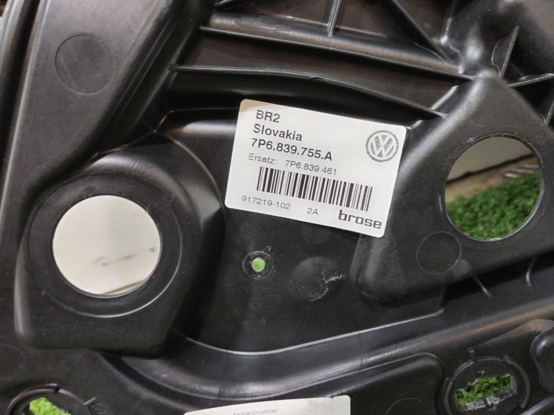 Recambio de elevalunas trasero izquierdo para volkswagen touareg (7p6) v6 tdi bluemotion premium referencia OEM IAM 7P6839755A 7