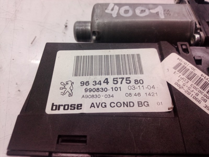 Recambio de motor cierre centralizado delantero izquierdo para peugeot 307 (s1) xr referencia OEM IAM 9634457580 9634457580 9908