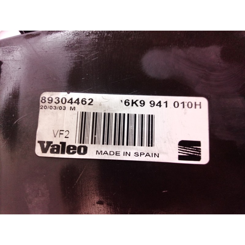 Recambio de faro derecho para seat inca (6k9) 1.9 sdi cl kombi referencia OEM IAM 89304462 89304462 6K9941010