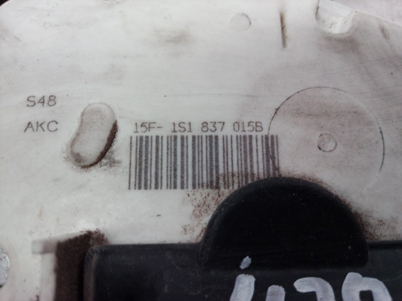 Recambio de cerradura puerta delantera izquierda para skoda fabia (5j2 ) monte carlo referencia OEM IAM 1S1837015 1S1837015 1S18