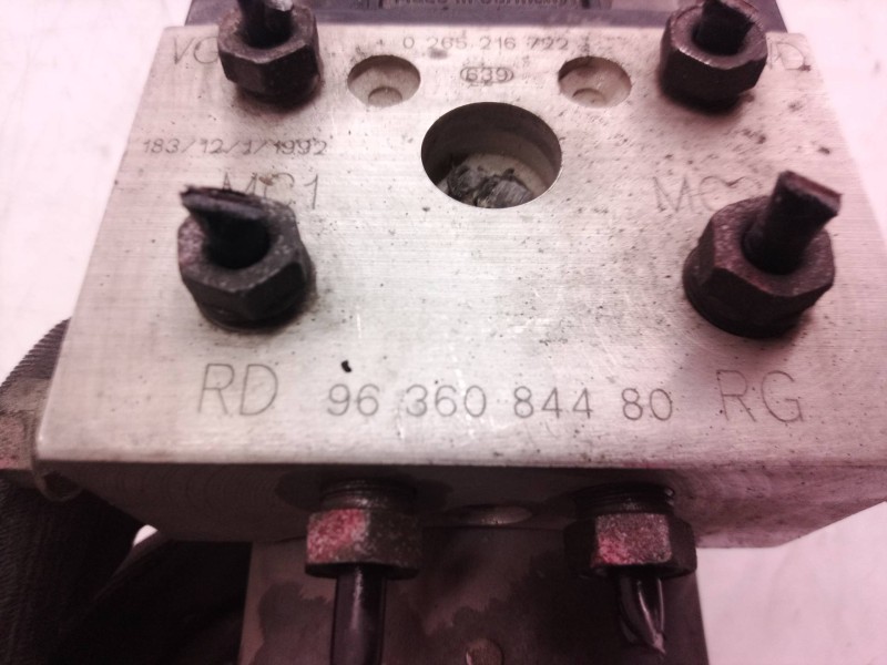 Recambio de abs para peugeot 306 berlina 3/4/5 puertas (s2) boulebard referencia OEM IAM 9636084480 9636084480 0265216722