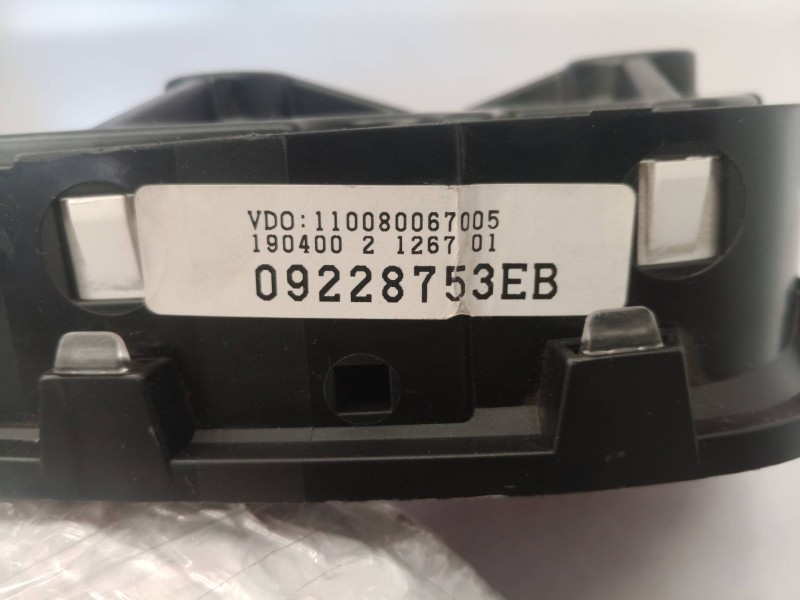 Recambio de cuadro instrumentos para opel astra g berlina comfort referencia OEM IAM 09193339 09193339 110080067005