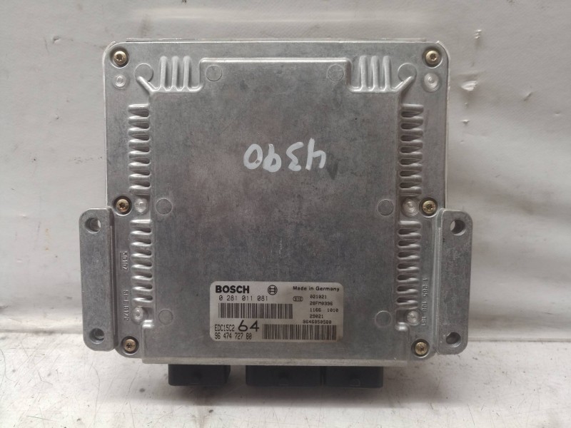 Recambio de centralita motor uce para peugeot 307 break / sw (s1) sw referencia OEM IAM 0281011081 0281011081 9647472780