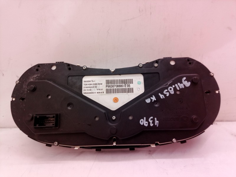 Recambio de cuadro instrumentos para peugeot 307 break / sw (s1) sw referencia OEM IAM P9636708880 P9636708880 P9636708880