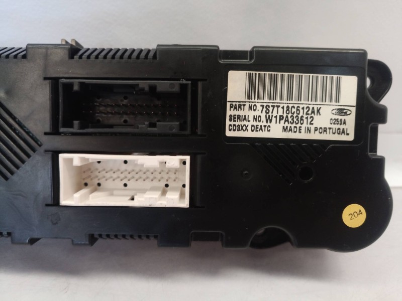 Recambio de mando climatizador para ford mondeo ber. (ca2) referencia OEM IAM 7S7T18C612AK 7S7T18C612AK W1PA33612
