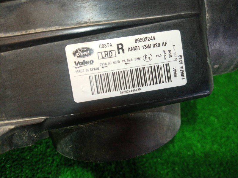 Recambio de faro derecho para ford c-max edition referencia OEM IAM 89502244 89502244 89502244