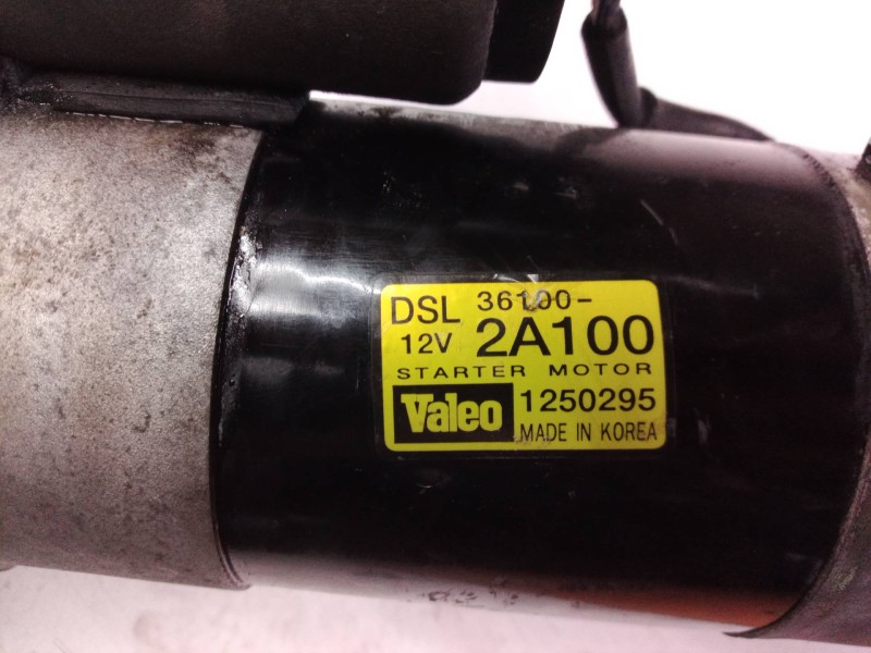 Recambio de motor arranque para kia rio 1.5 crdi active referencia OEM IAM DSL36100 DSL36100 1250295