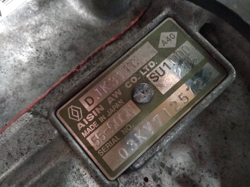 Recambio de caja cambios para renault laguna ii (bg0) authentique referencia OEM IAM DJK311C DJK311C 8200165215