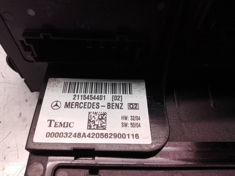 Recambio de caja reles / fusibles para mercedes-benz clase cls (w219) 500 (219.375) referencia OEM IAM 2115454401 2115454401 211